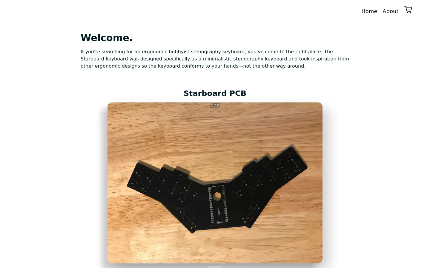 Screenshot of stenography.store