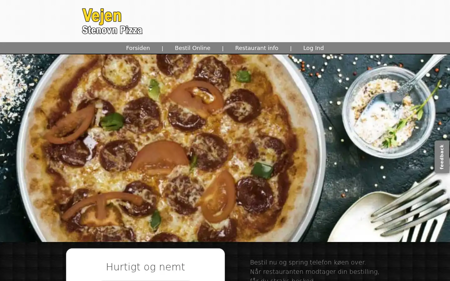 Screenshot of stenovn-pizza.dk