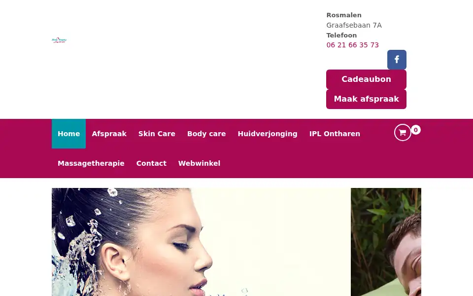Screenshot of step2beauty.nl