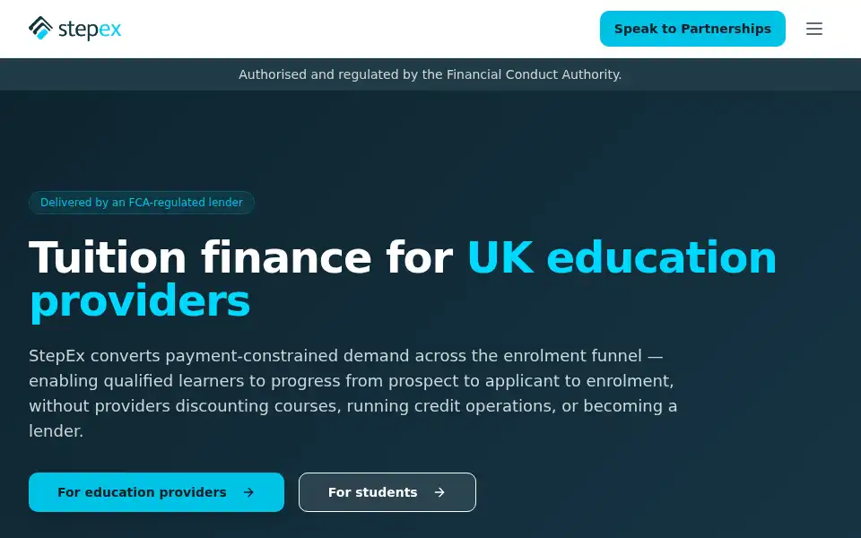 Screenshot of stepex.co