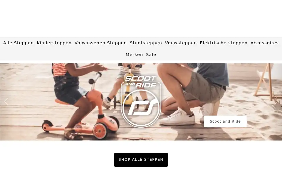 Screenshot of steppenstore.com