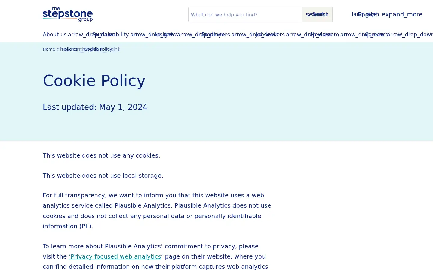 Screenshot of stepstone.com