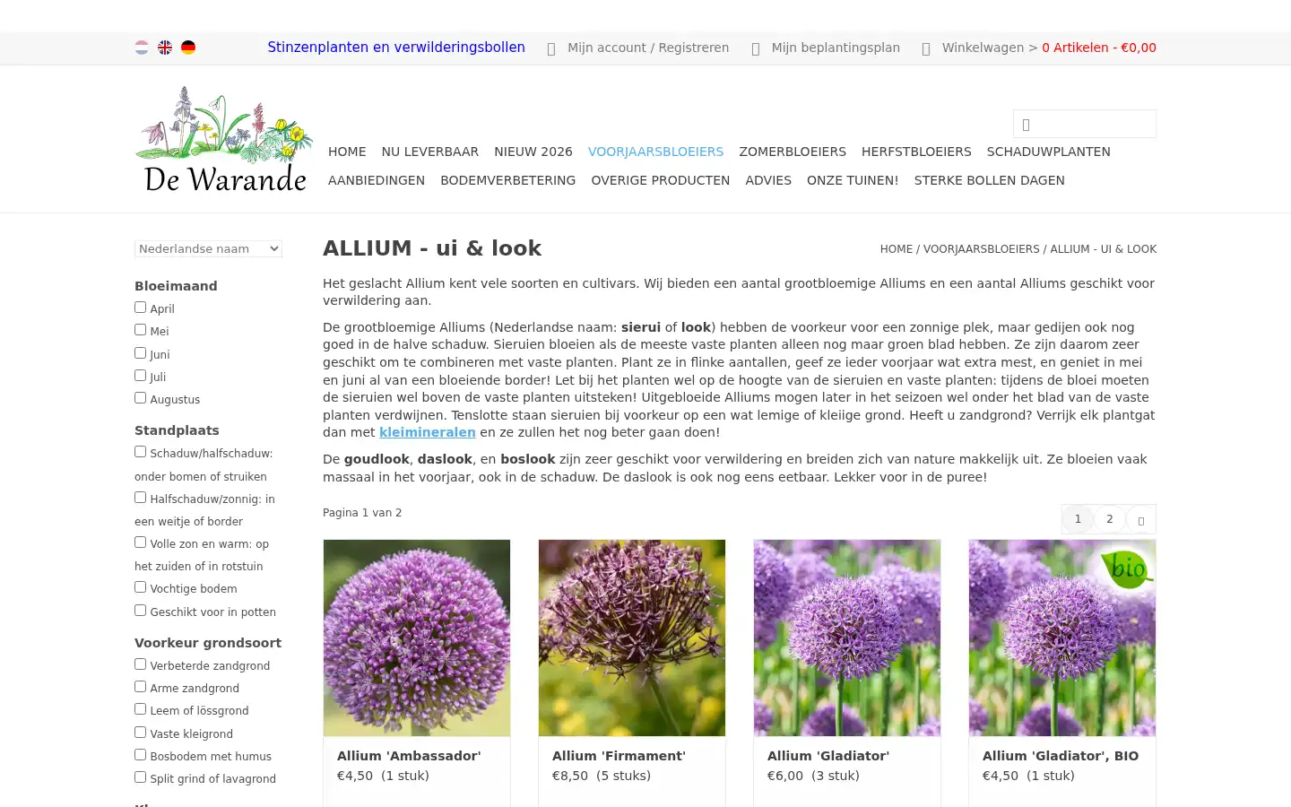 Screenshot of sterkebollen.nl