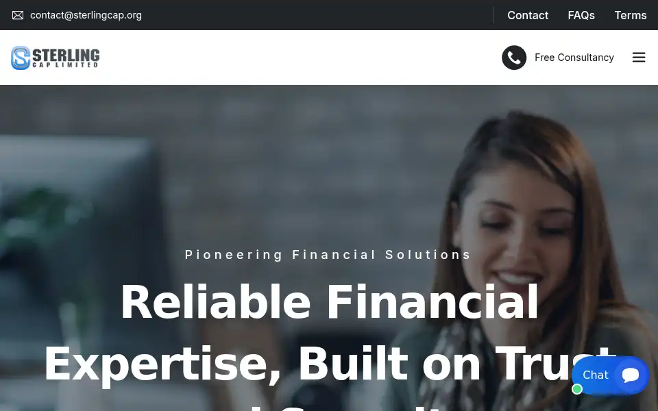 Screenshot of sterlingcap.org