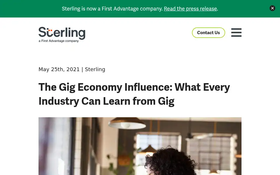 Screenshot of sterlingcheck.co.uk