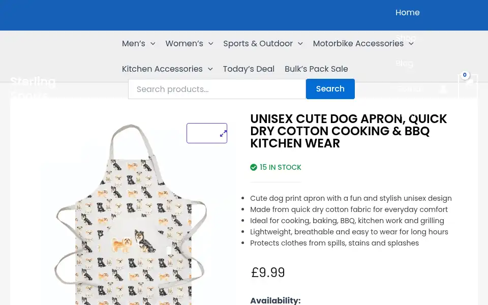 Screenshot of sterlingsports.co.uk