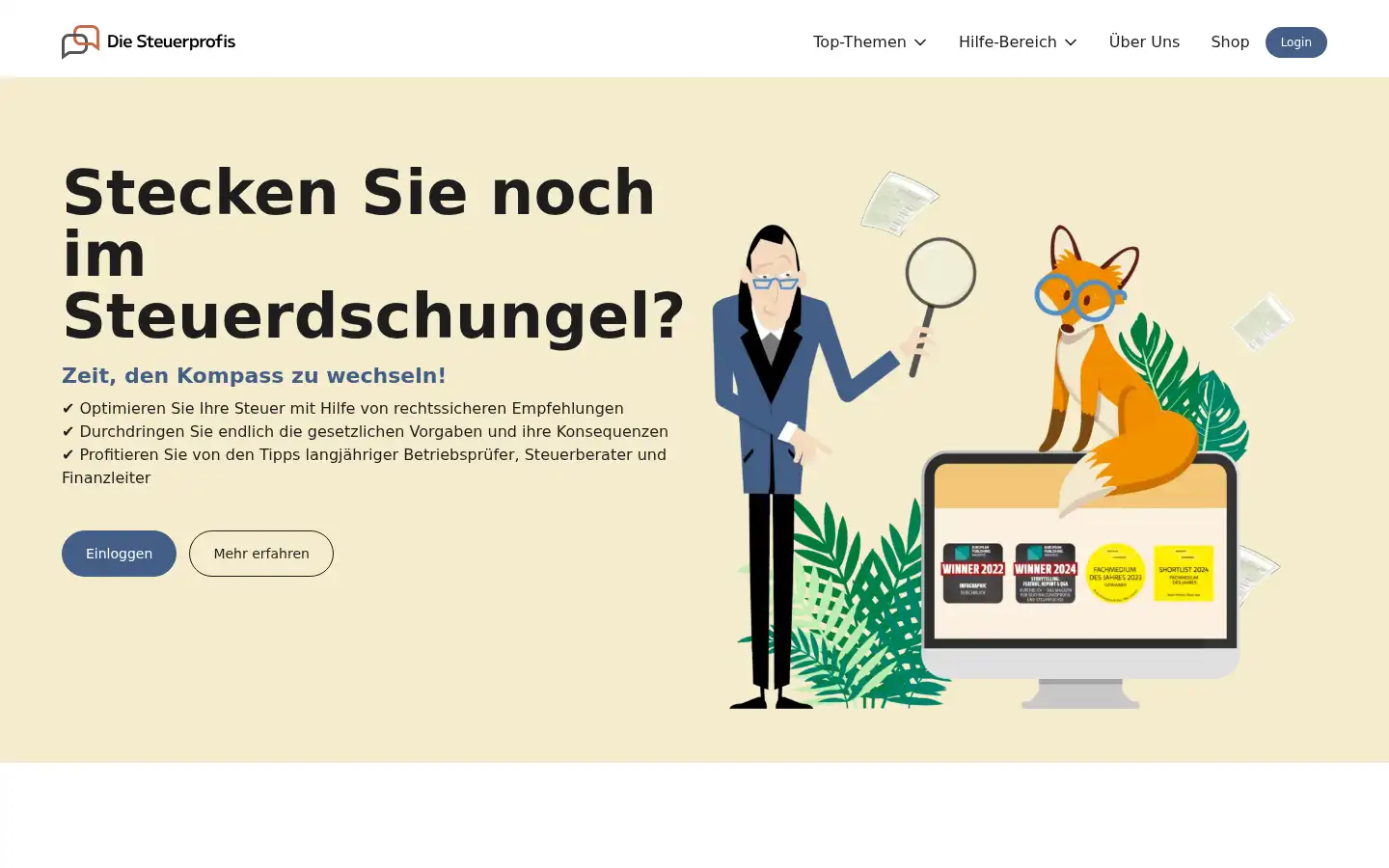 Screenshot of steuerprofis.de