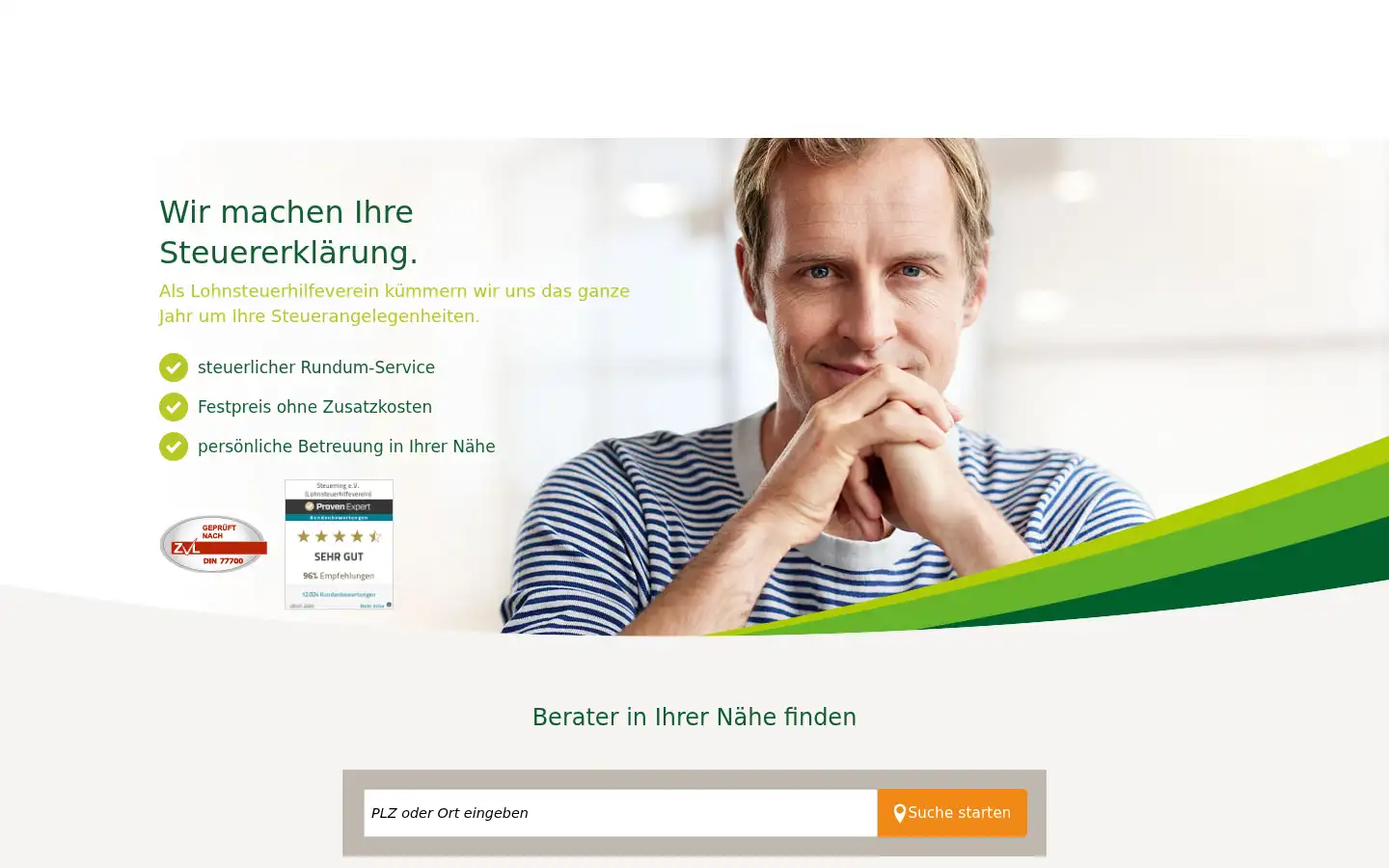 Screenshot of steuerring.de