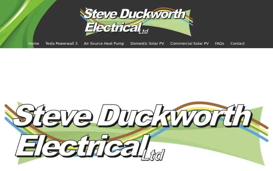 Screenshot of steve-duckworth-electrical.co.uk