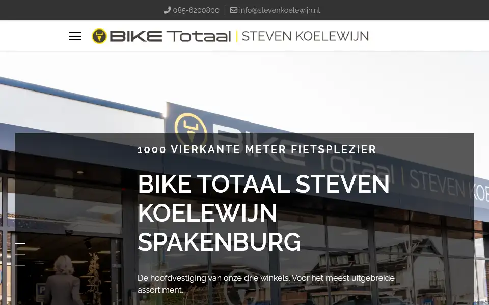 Screenshot of stevenkoelewijn.nl