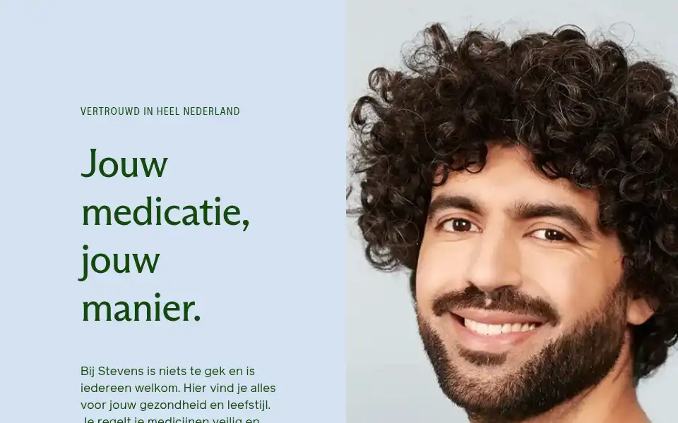 Screenshot of stevensapotheken.nl