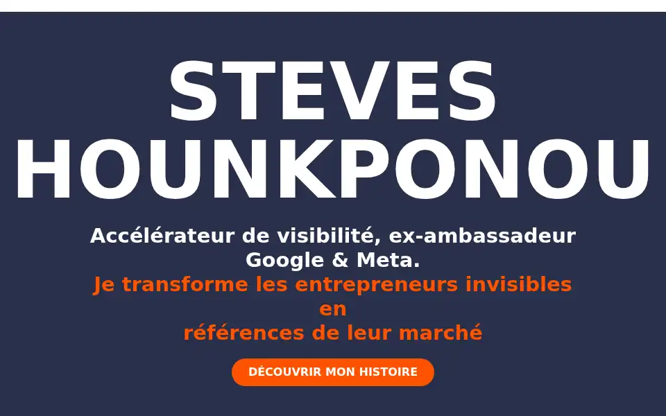 Screenshot of steveshounkponou.com