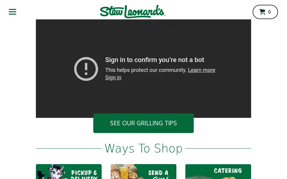 Screenshot of stewleonards.com