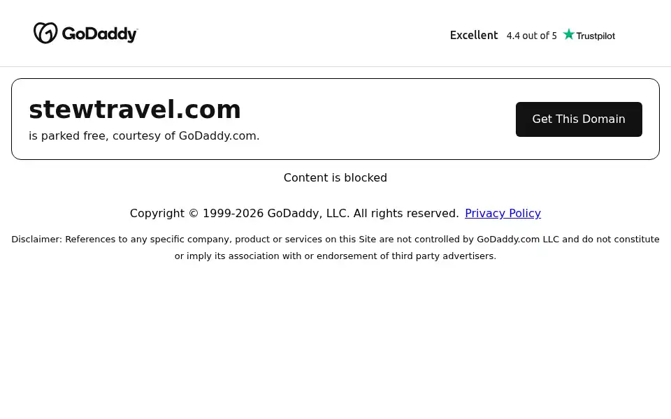 Screenshot of stewtravel.com