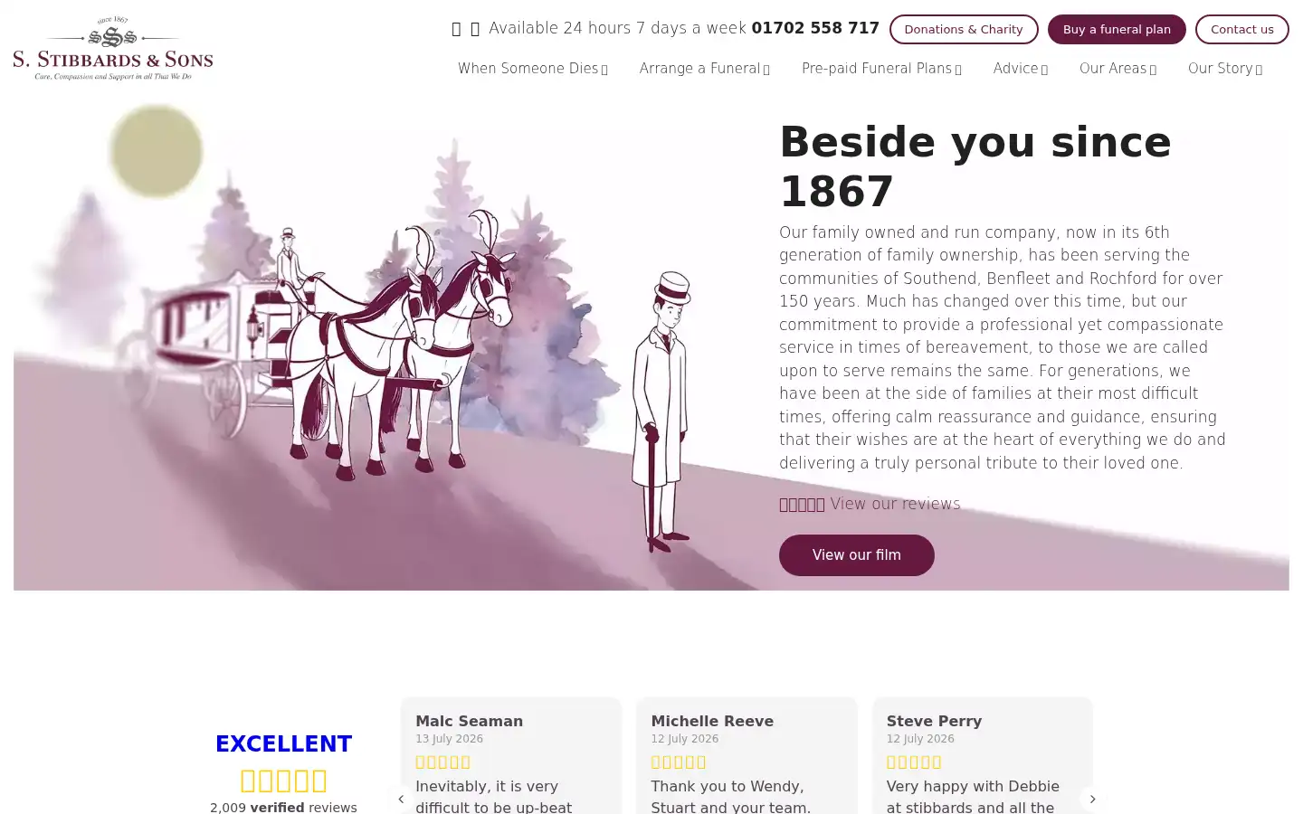 Screenshot of stibbards.co.uk