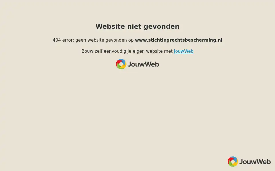 Screenshot of stichtingrechtsbescherming.nl