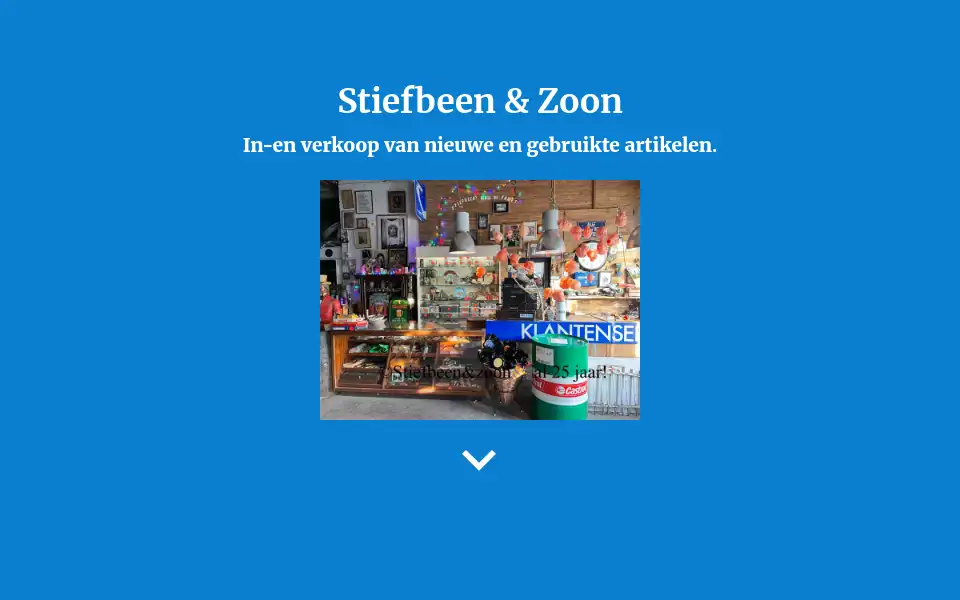 Screenshot of stiefbeen-en-zoon.nl