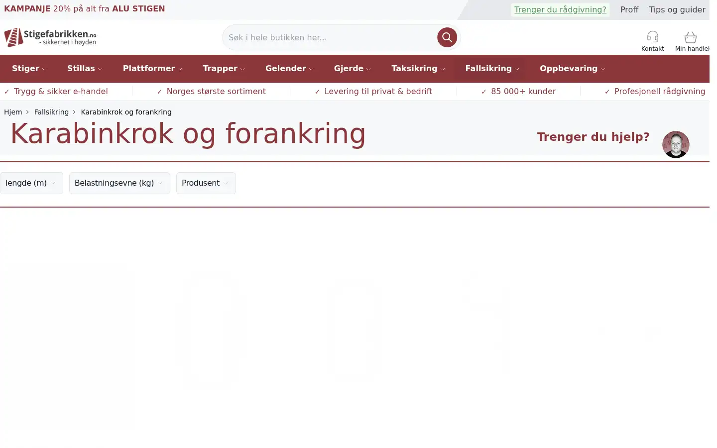 Screenshot of stigefabrikken.no