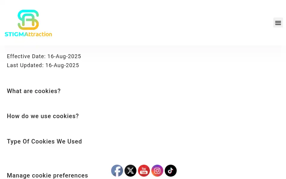 Screenshot of stigmattraction.com