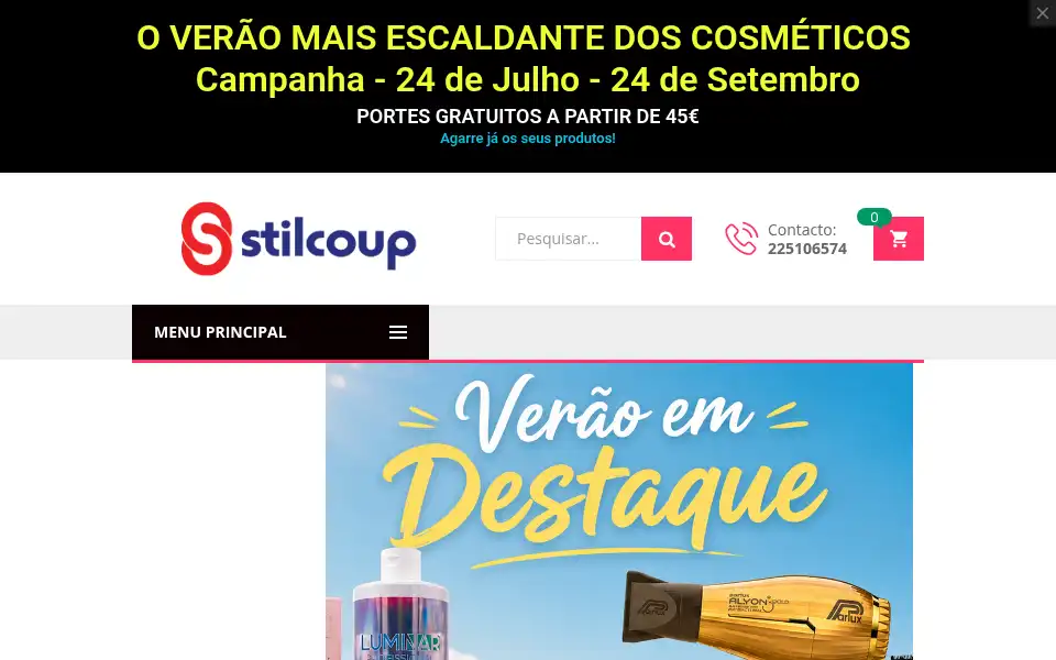 Screenshot of stilcoup.com