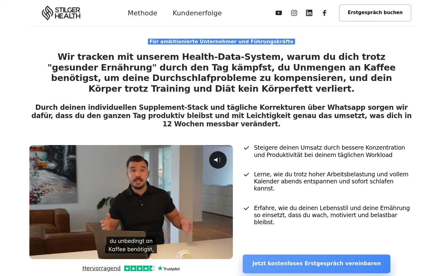Screenshot of stilger-health.com