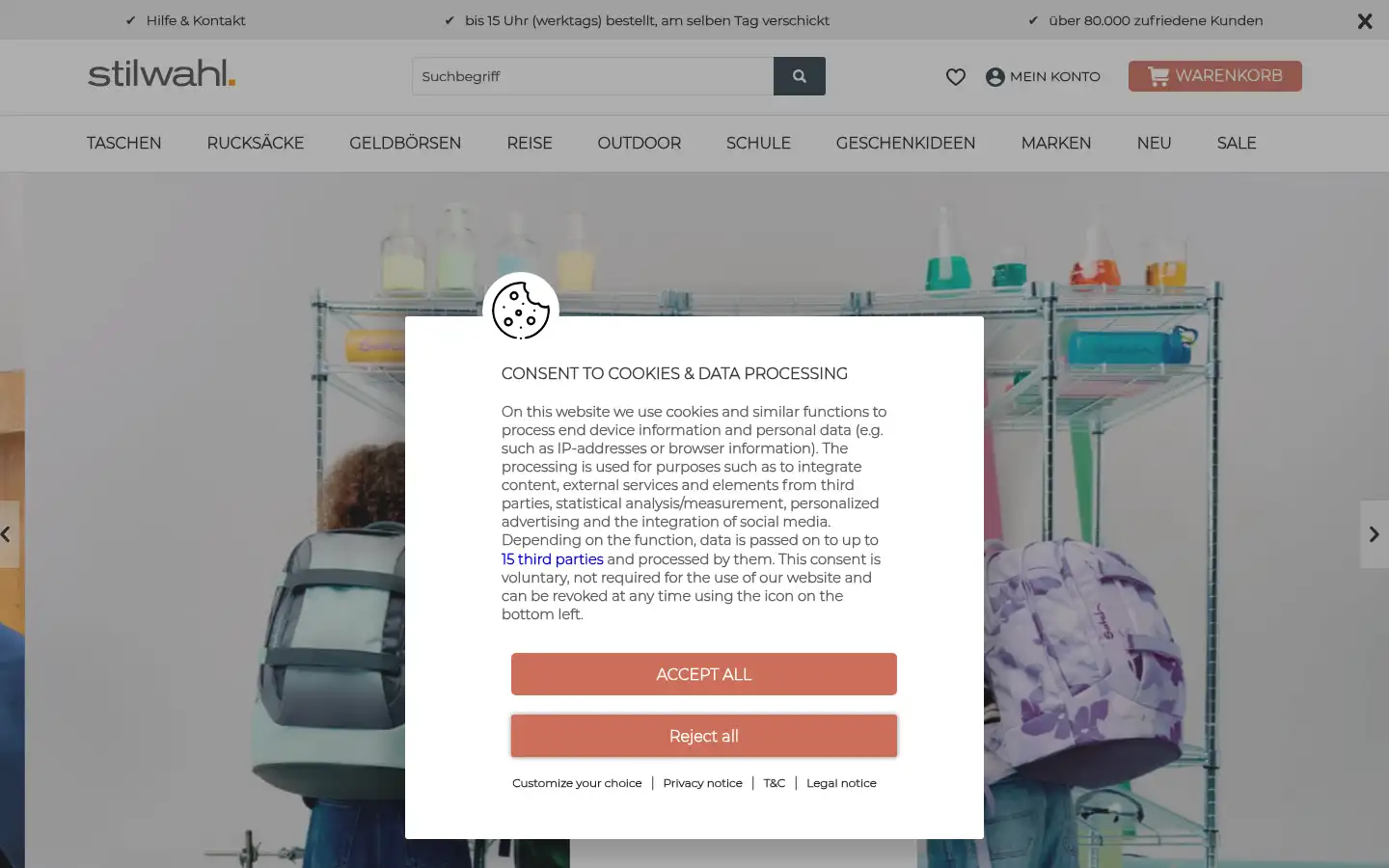Screenshot of stilwahl.de