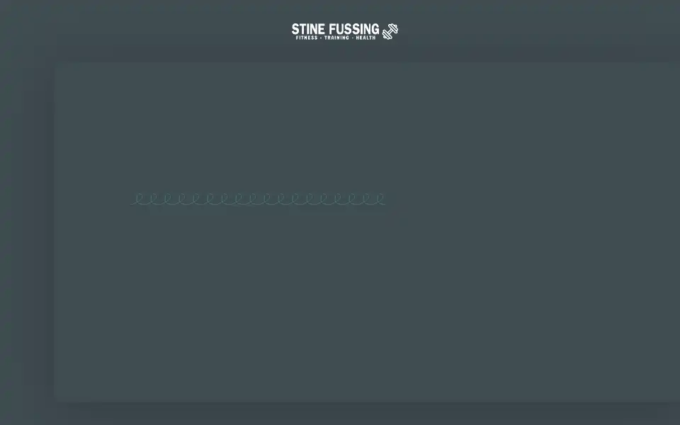 Screenshot of stinefussing.dk