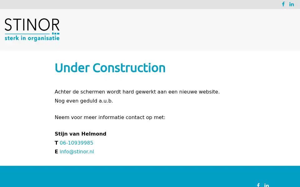 Screenshot of stinor.nl