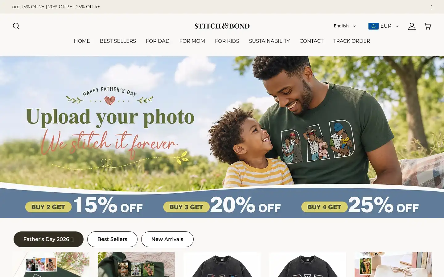 Screenshot of stitchandbond.com