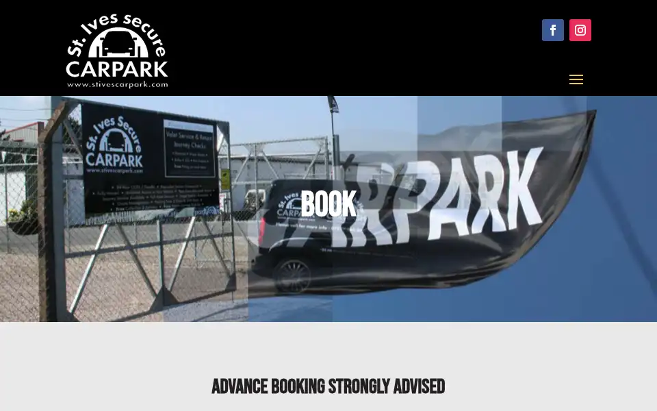 Screenshot of stivescarpark.com