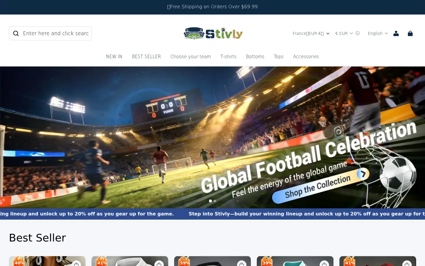 Screenshot of stivly.com