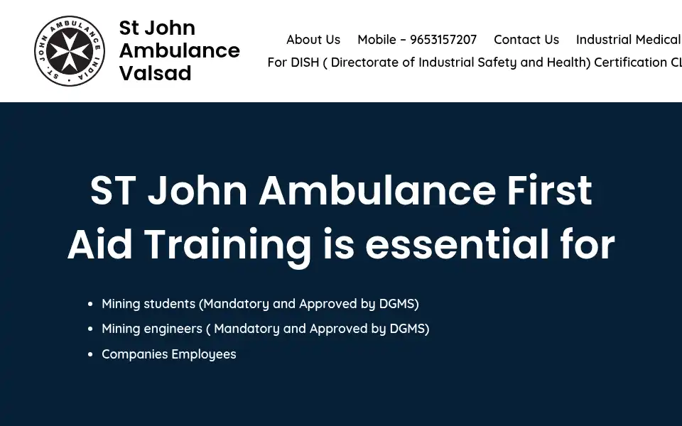 Screenshot of stjohnvalsad.com