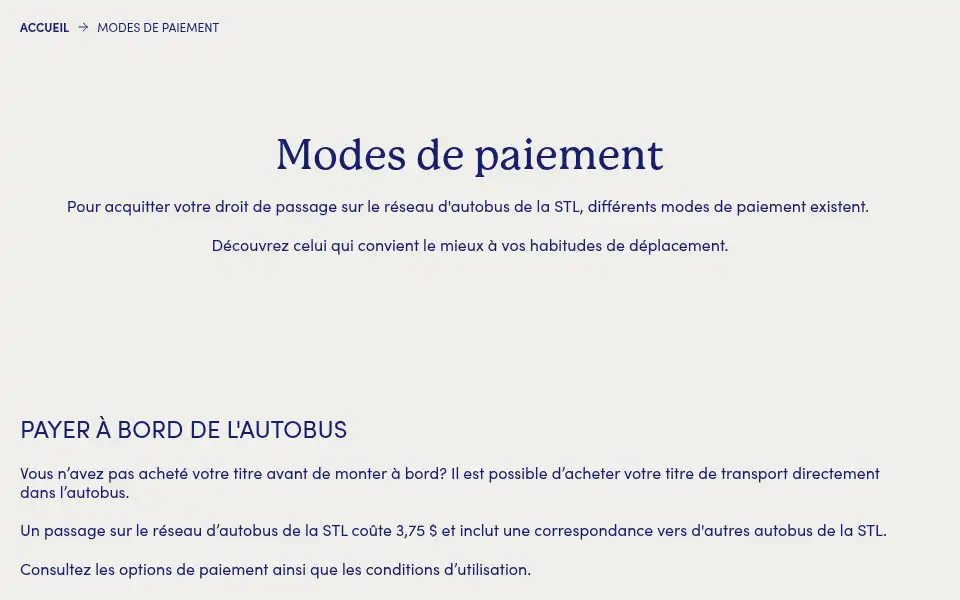 Screenshot of stlaval.ca