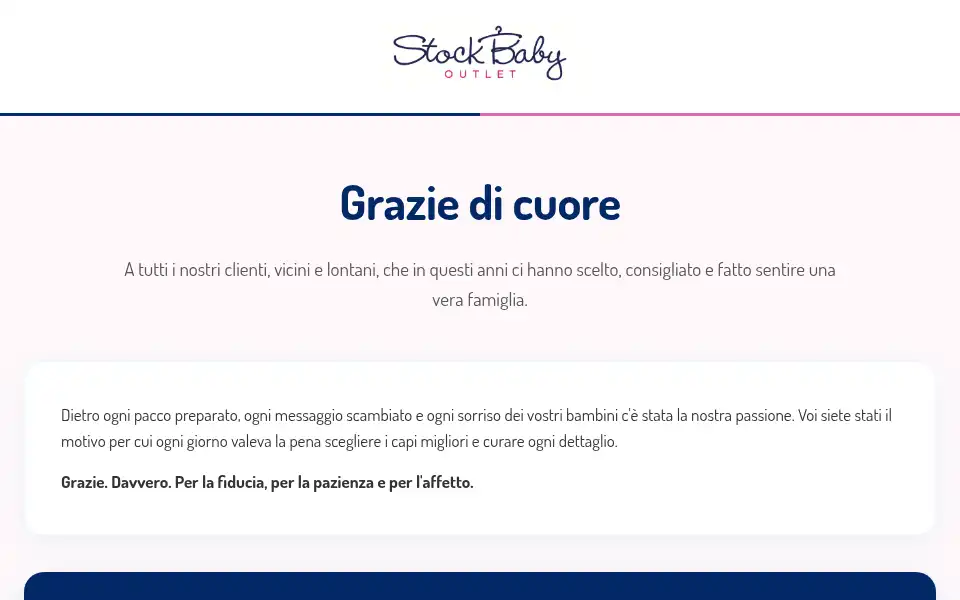 Screenshot of stockbabyoutlet.com
