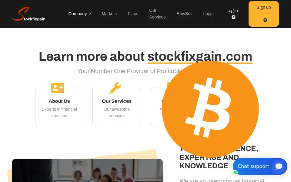 Screenshot of stockfixgain.com