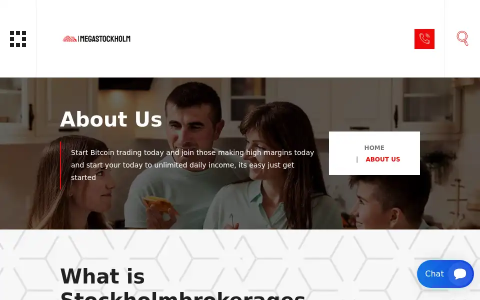 Screenshot of stockholmbrokerages.com