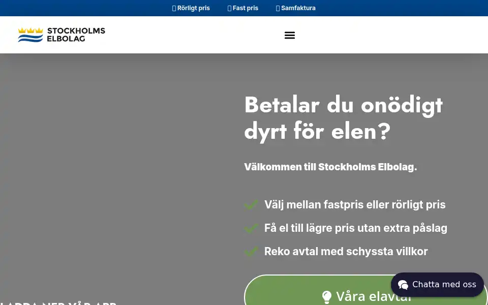 Screenshot of stockholmselbolag.se