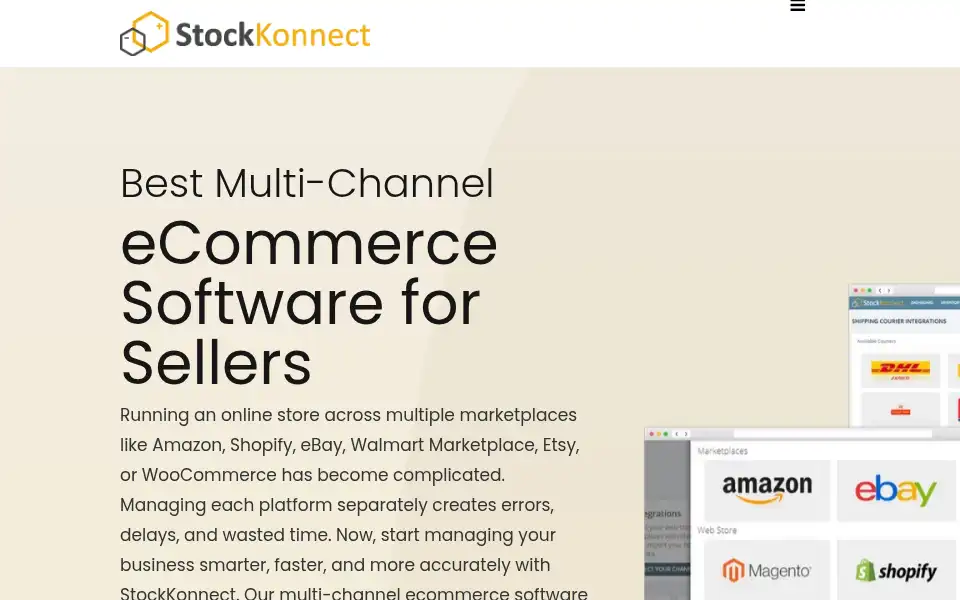 Screenshot of stockkonnect.co