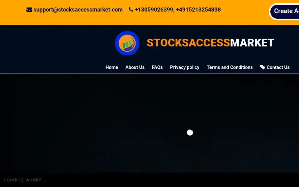 Screenshot of stocksaccessmarket.com