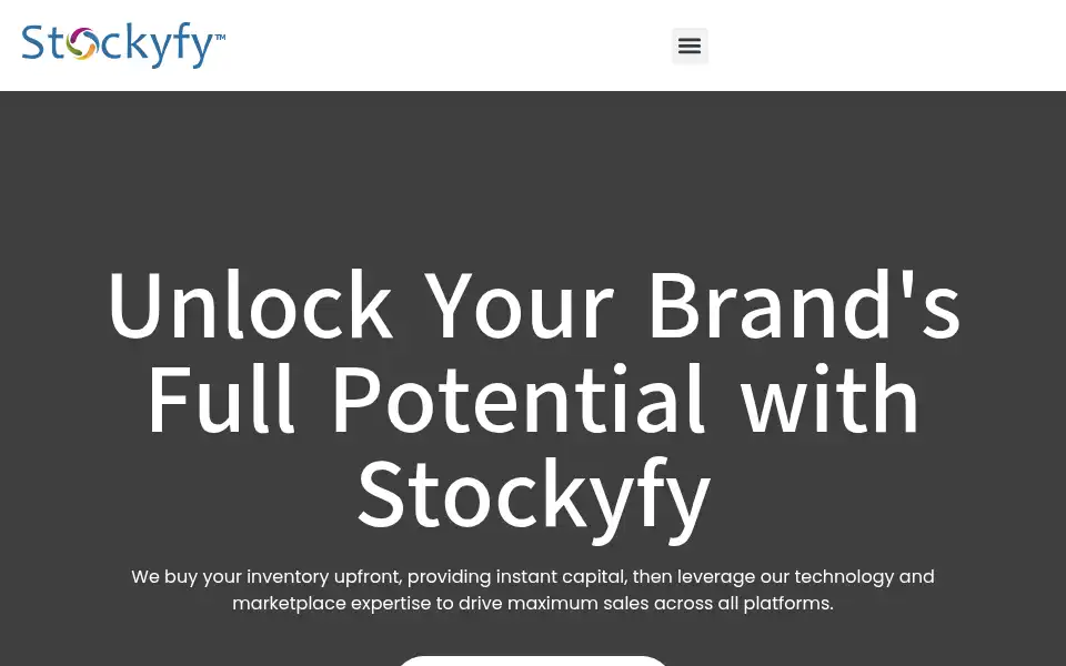 Screenshot of stockyfy.com