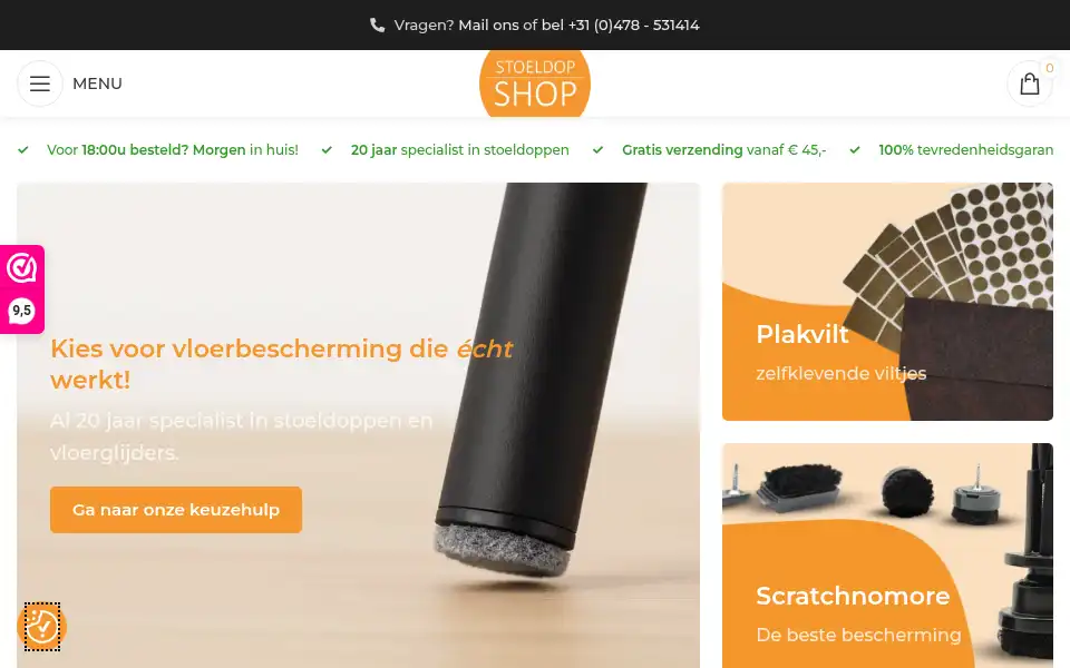 Screenshot of stoeldopshop.nl