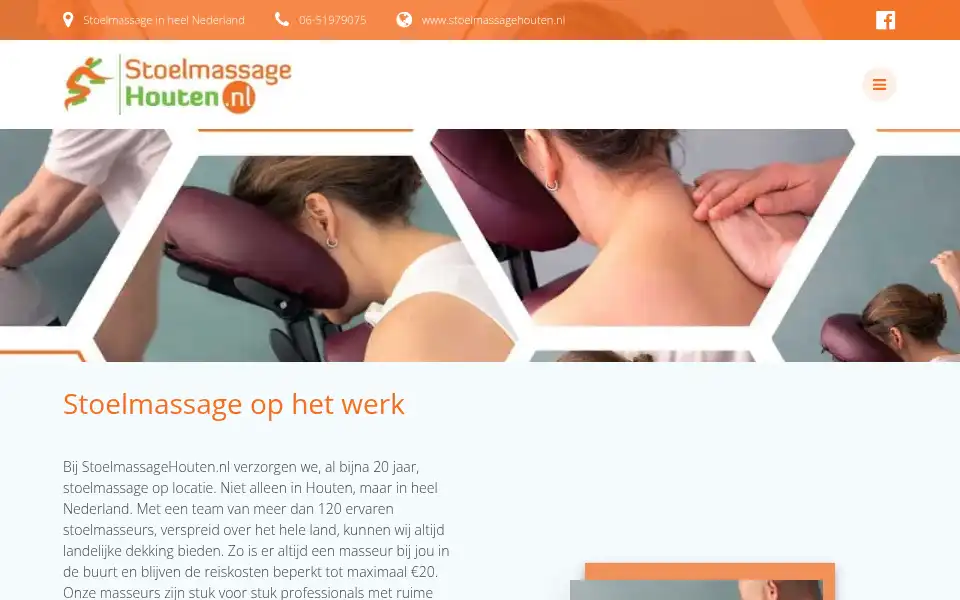 Screenshot of stoelmassagehouten.nl