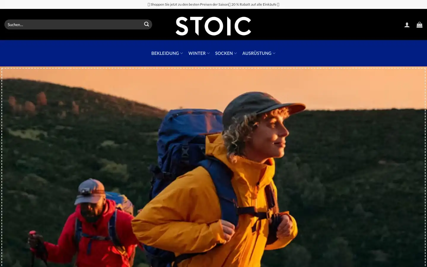 Screenshot of stoicdraussen.com