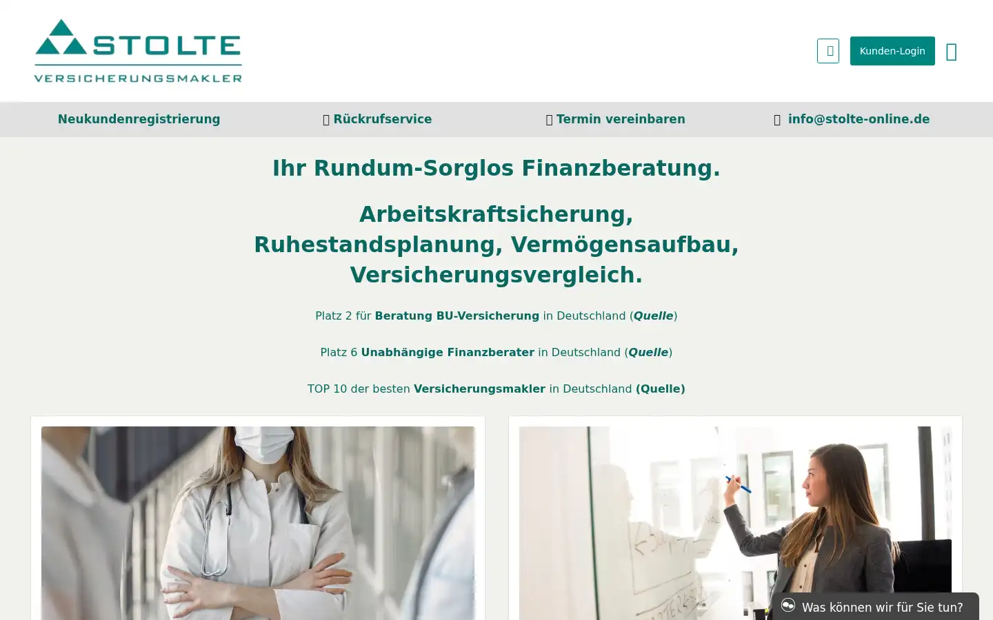 Screenshot of stolte-online.de