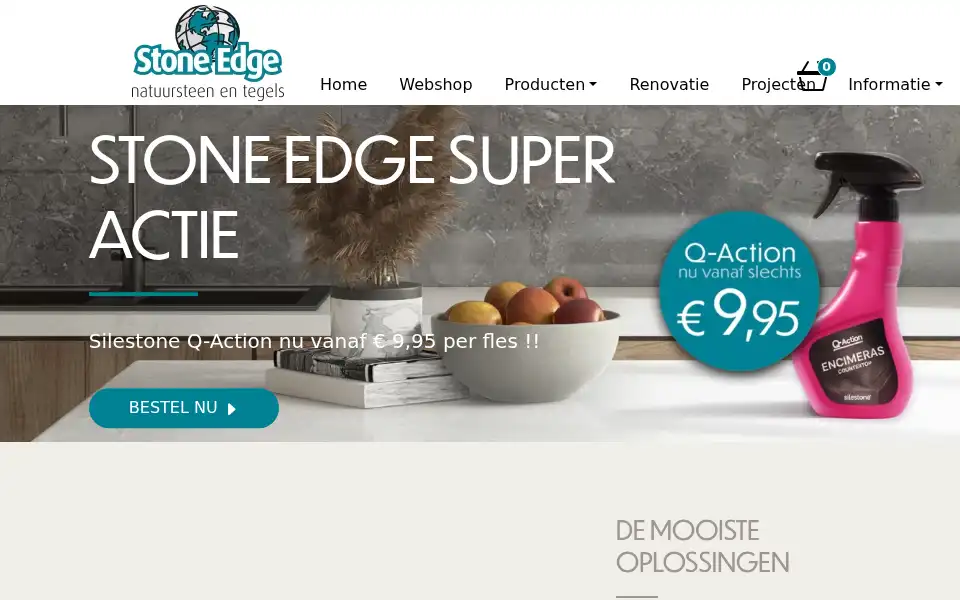 Screenshot of stone-edge.nl