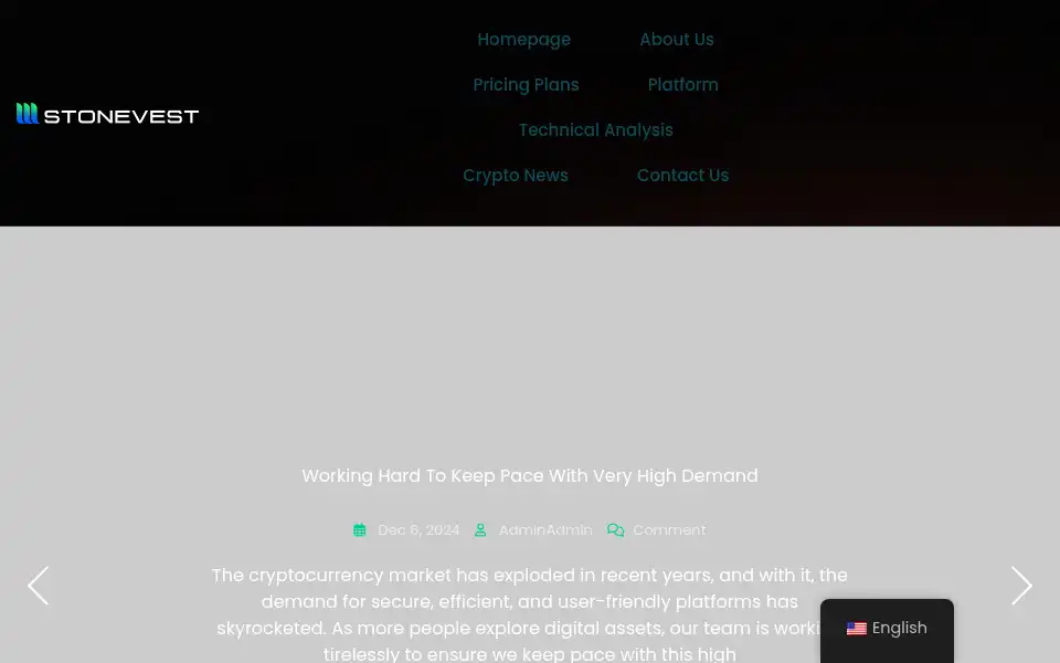Screenshot of stone-vest-ltd.com