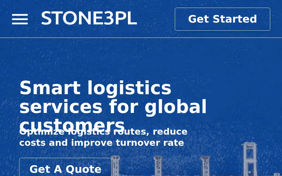 Screenshot of stone3pl.com