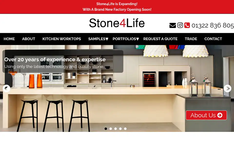 Screenshot of stone4life.co.uk