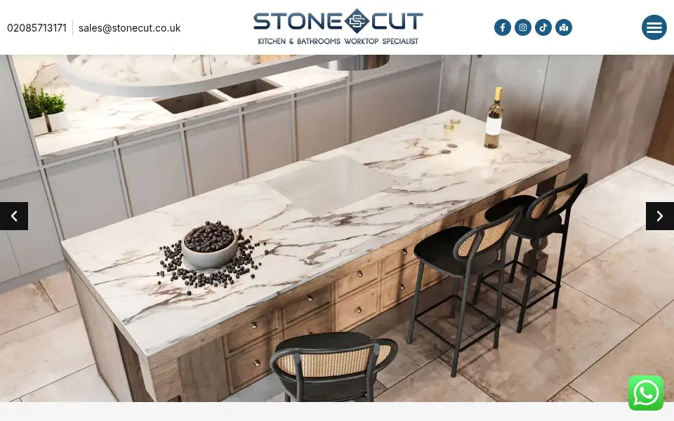 Screenshot of stonecut.co.uk