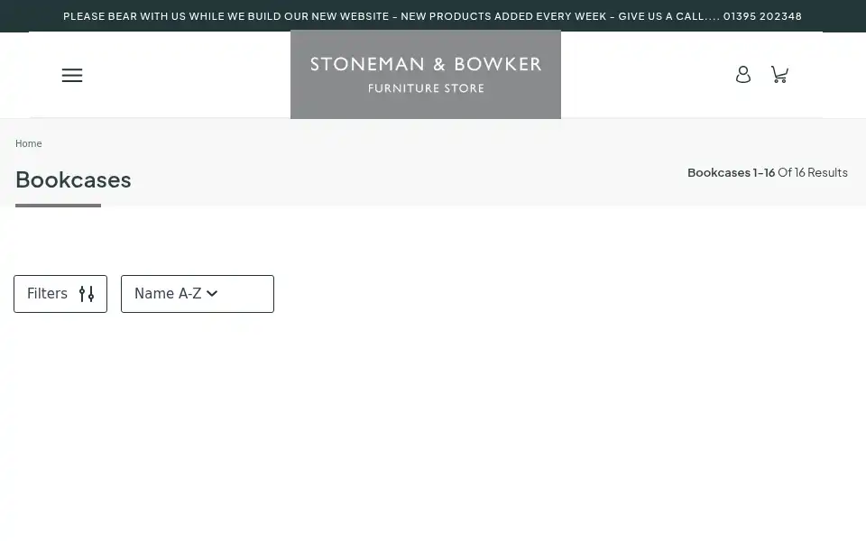 Screenshot of stonemanandbowker.co.uk